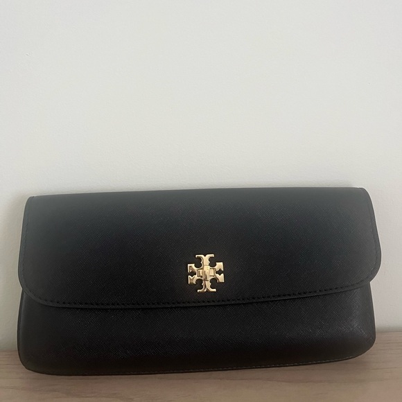 Tory Burch Handbags - Tory Burch black clutch